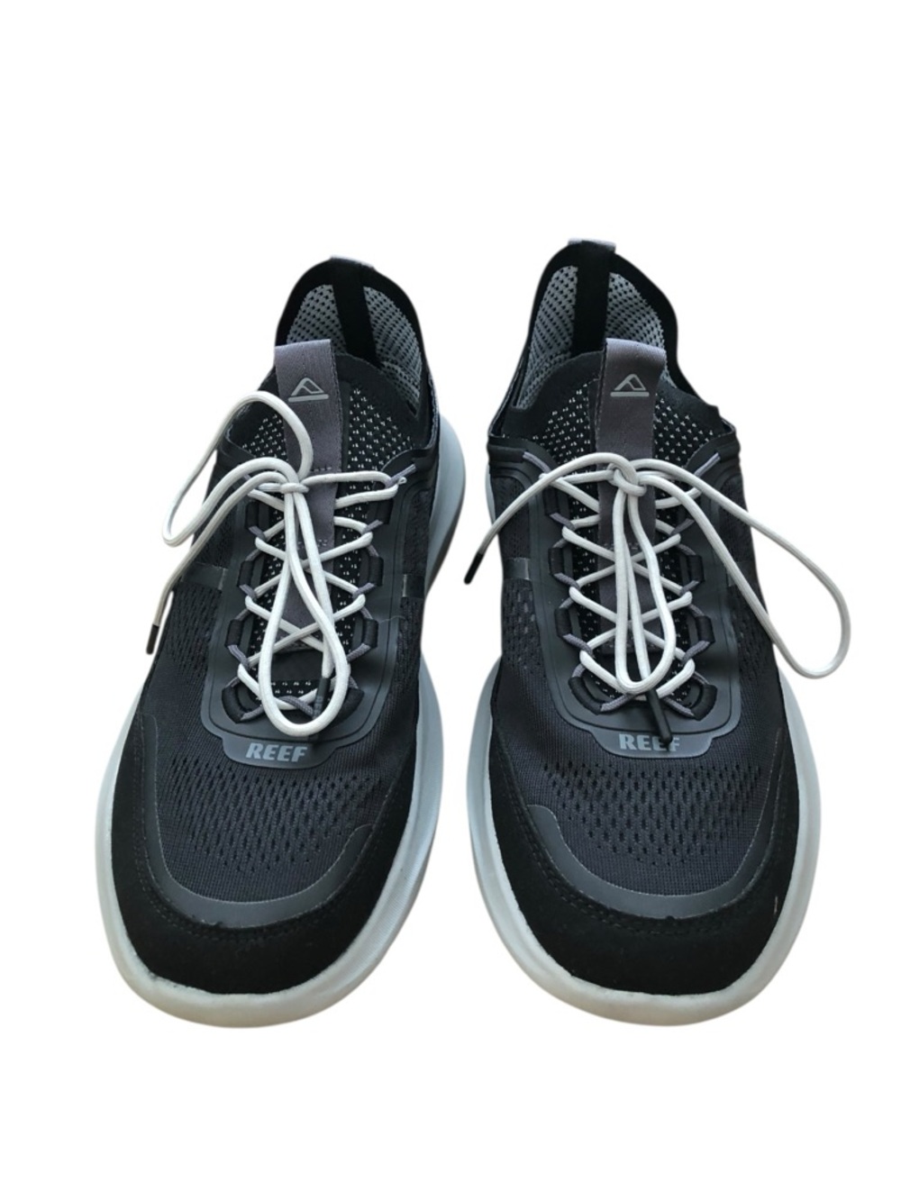 Reef Shorebreak TRV Black and Light Gray Textile Flexcore Insole